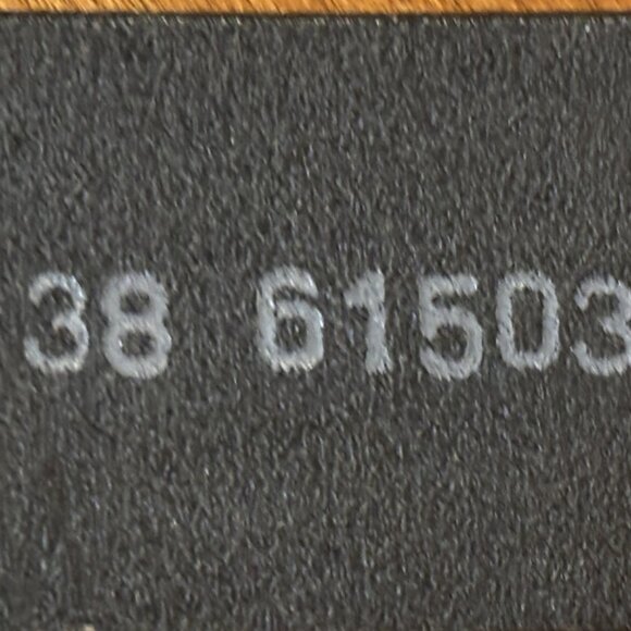 Black Men’s Brighton Leather Belt - Picture 7 of 11